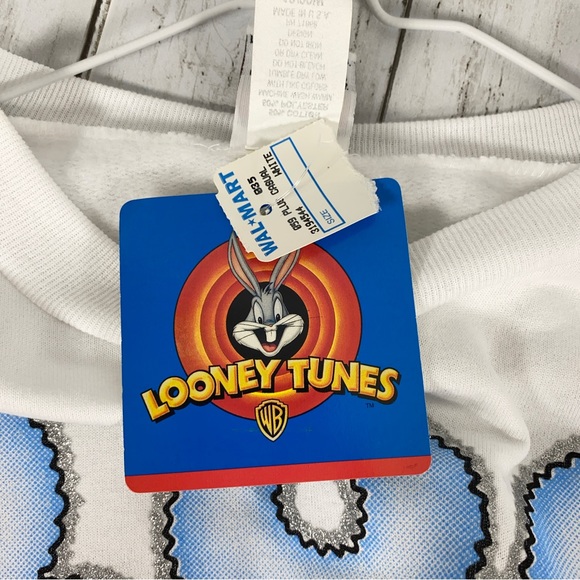 Vintage Looney Tunes Womens Sweatshirt Size XXL 18/20 Tweety Halloween White ‘97 - Picture 12 of 12